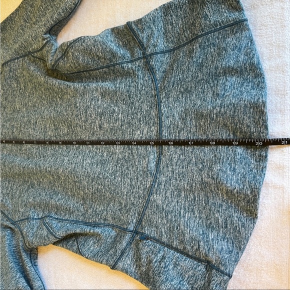Lululemon Always Alert Half-Zip - size 4, blue heather - Picture 9 of 10